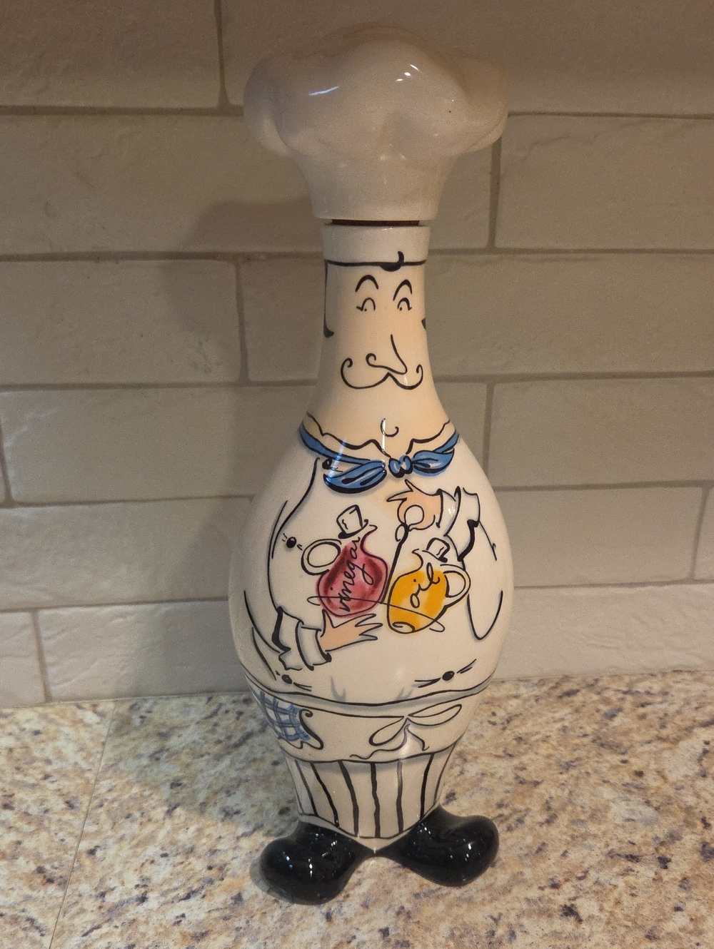 Mud Pie Chef Oil And Vinegar Dispenser By Tracey D. Flickinger